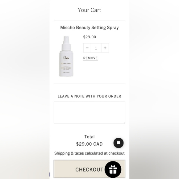 NEW - Mischo Beauty setting spray - Picture 7 of 7